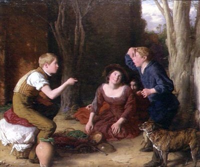 The Butt, Shooting a Cherry by William Mulready