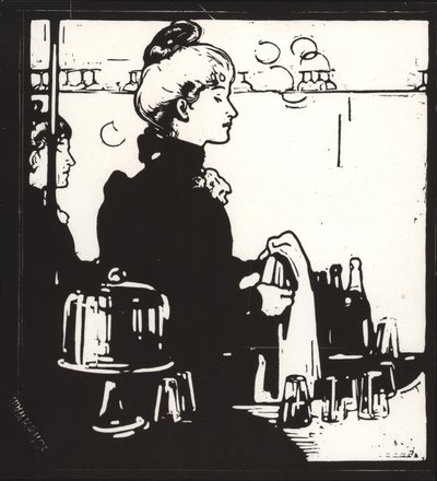 Barmaid (Any Bar) by William Nicholson
