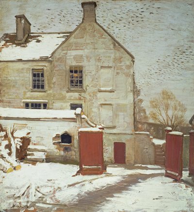 Courtyard in Snow, Sutton Veny by William Nicholson