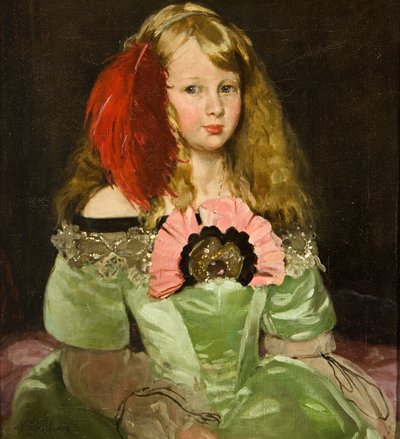 Jennie as Infanta by William Nicholson