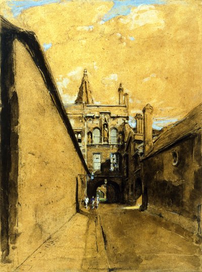 New College Lane Gate by William Nicholson