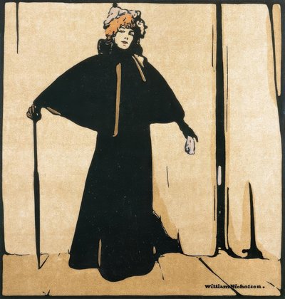Portrait of Sarah Bernhardt by William Nicholson