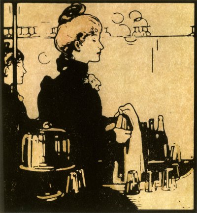 The Barmaid, 1888, 1946 by William Nicholson