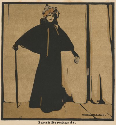 Twelve Portraits: Sarah Bernhardt by William Nicholson