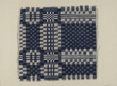 Blue and White Homespun, c. 1937 by William O. Fletcher