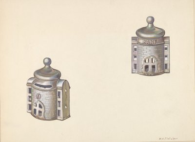 Byzantine Dome Coin Bank by William O. Fletcher
