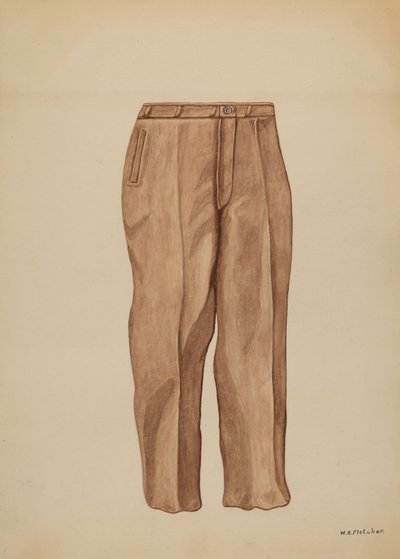 Trousers, c. 1937 by William O. Fletcher
