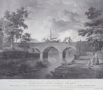 The Aqueduct at Barton, Near Manchester by William Orme