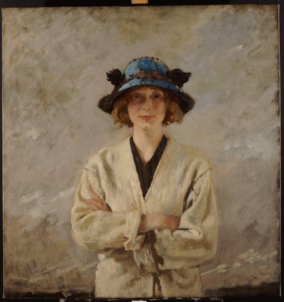 Girl in a Blue Hat by William Orpen