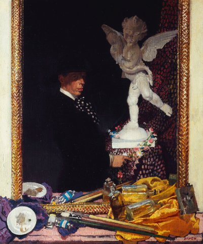 Myself and Cupid, 1910 by William Orpen