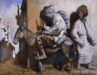 Noreddin Ali Leaving Cairo by William Orpen