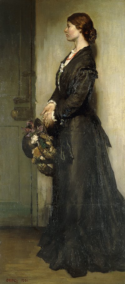 The Lady in Black by William Orpen