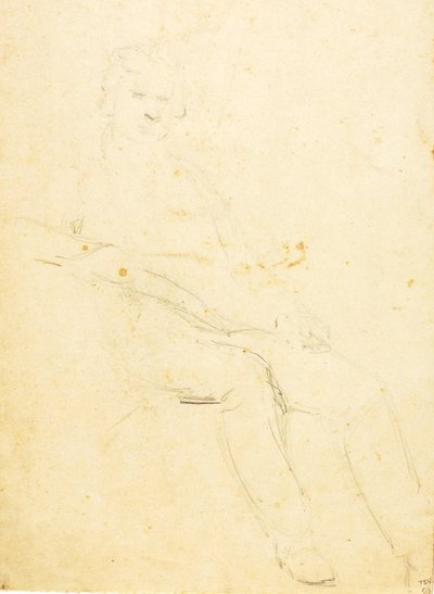 Seated Male Figure by William Page