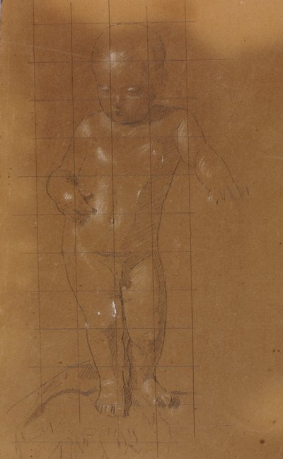 Standing Nude Child by William Page