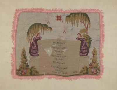 Mourning Embroidery by William Parkinson
