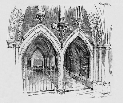 Entrance to Chapter House by William Patten