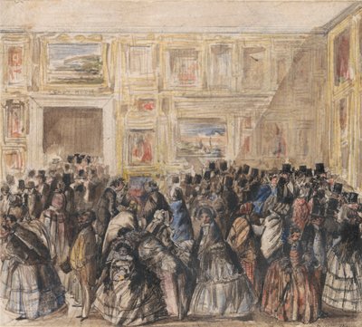 Private View of the Royal Academy by William Payne