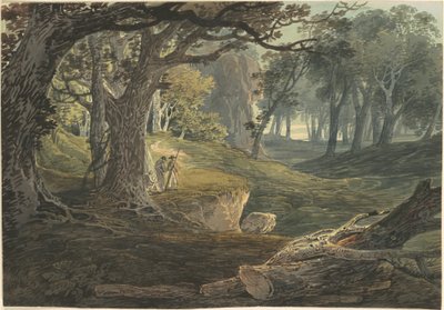 Travellers in a Woodland Glade by William Payne