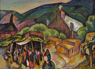 Feast Day: San Juan Pueblo by William Penhallow Henderson