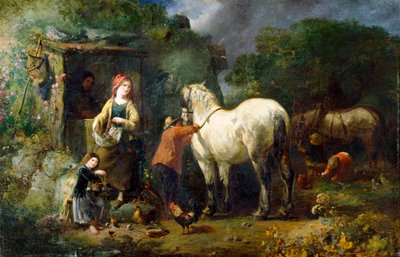 The Old Carthorse, 1861 by William Perry