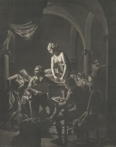 An Academy by Lamplight by William Pether