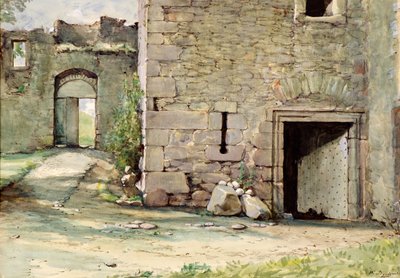 The West Gateway, Mains Castle by William Proudfoot