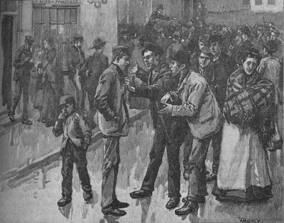 Scene During The Preston Strike by William Rainey