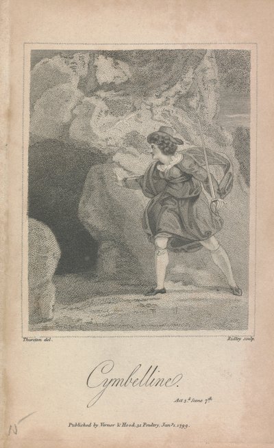 Cymbeline, Act II, Sc. 7 by William Ridley