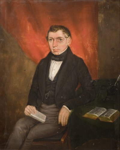 Portrait of a Man Seated by William Robert Hill