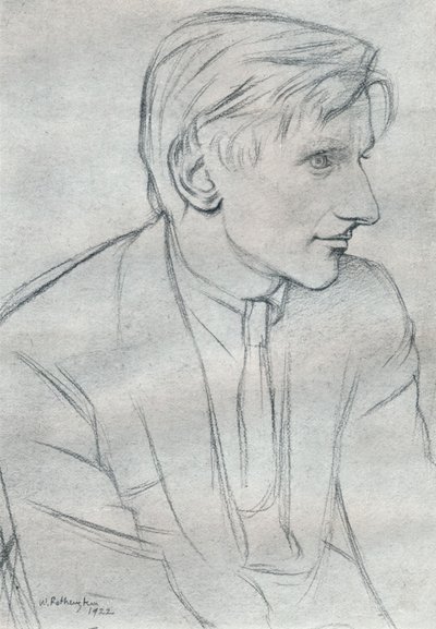 Edmund Charles Blunden by William Rothenstein