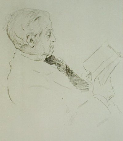 Portrait of Max Muller (1823-1900) by William Rothenstein