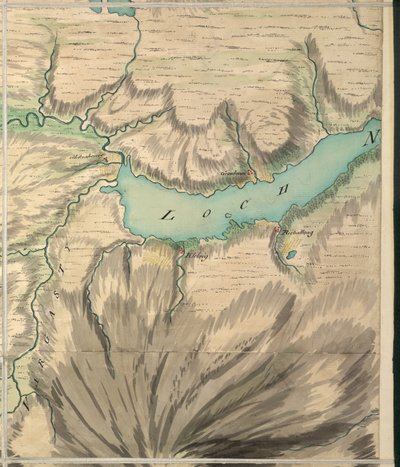 Altnaharra, Roy Military Survey of Scotland by William Roy