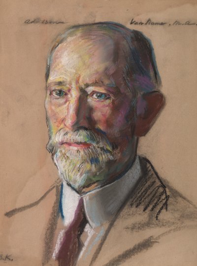 Addison Van Name B.A. 1858 - Librarian 1865-1905 by William Sergeant Kendall