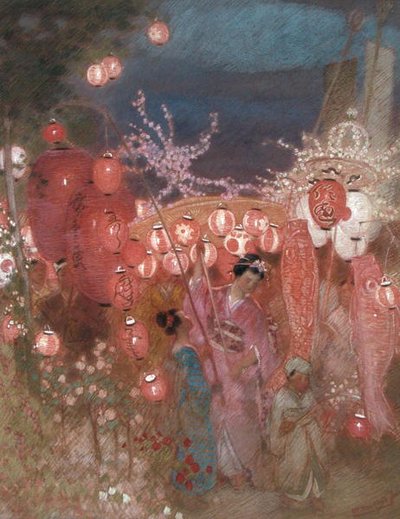 Japanese Lanterns by William Shackleton