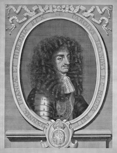 Portrait of Charles II by William Sherwin