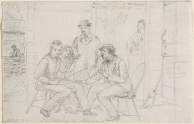 Catching a Tune, probably 1867 by William Sidney Mount