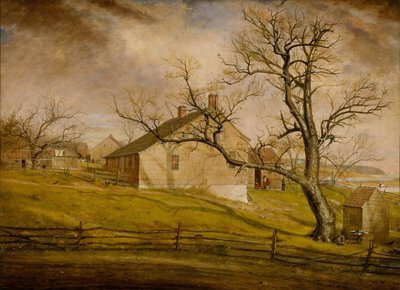 Long Island Farmhouses, 1862-63 by William Sidney Mount