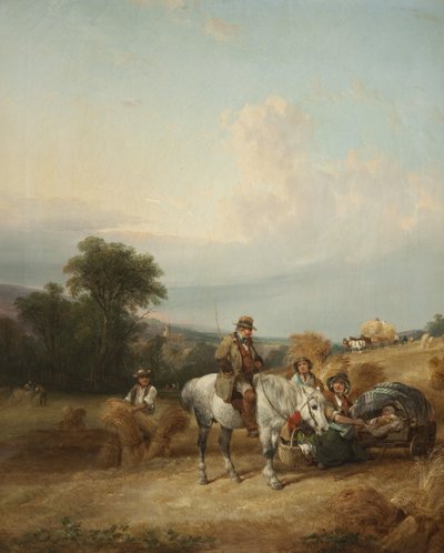 Harvesting Scene by William Snr. Shayer