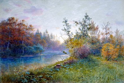 Mill Dam in Traunstein by William Stanley Haseltine