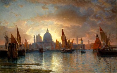 Santa Maria della Salute, Sunset by William Stanley Haseltine