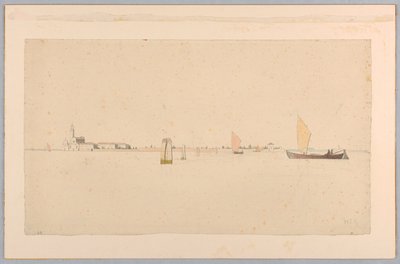 Study of Lagoon, Venice, Italy by William Stanley Haseltine