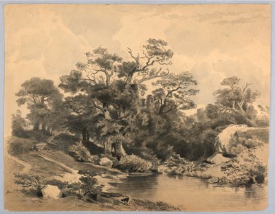 Study of Landscape by William Stanley Haseltine