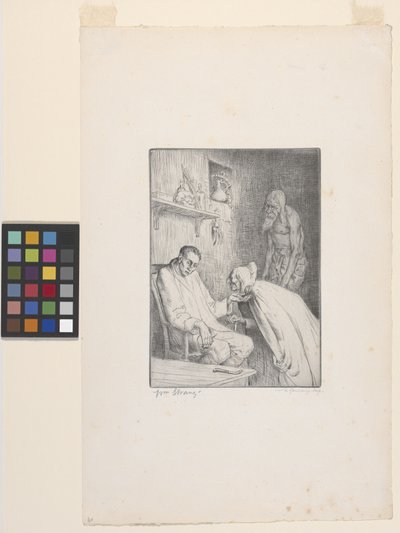 Man and Witch by William Strang