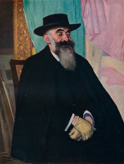 Portrait of Lucien Pissarro, Esq by William Strang