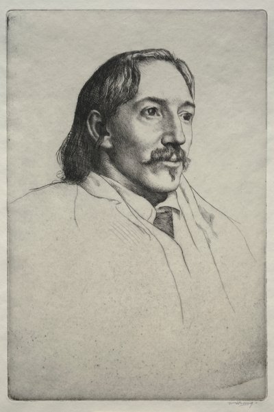 Robert Louis Balfour Stevenson by William Strang