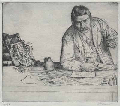 Self-Portrait - "The Etcher" by William Strang