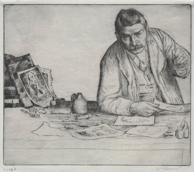 Self-Portrait - The Etcher by William Strang