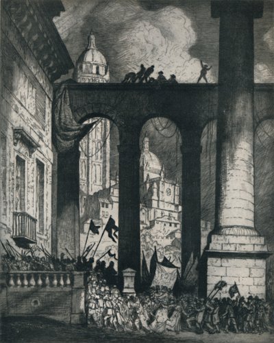 The Colonnade, 1914, 1922 by William Strang