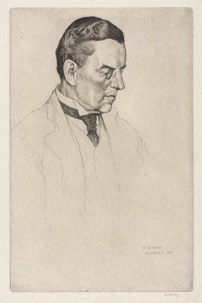 The Right Honorable Joseph Austen Chamberlain by William Strang