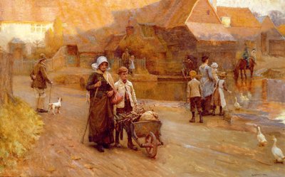 The Old Mill, Surrey by William Teulon Blandford Fletcher